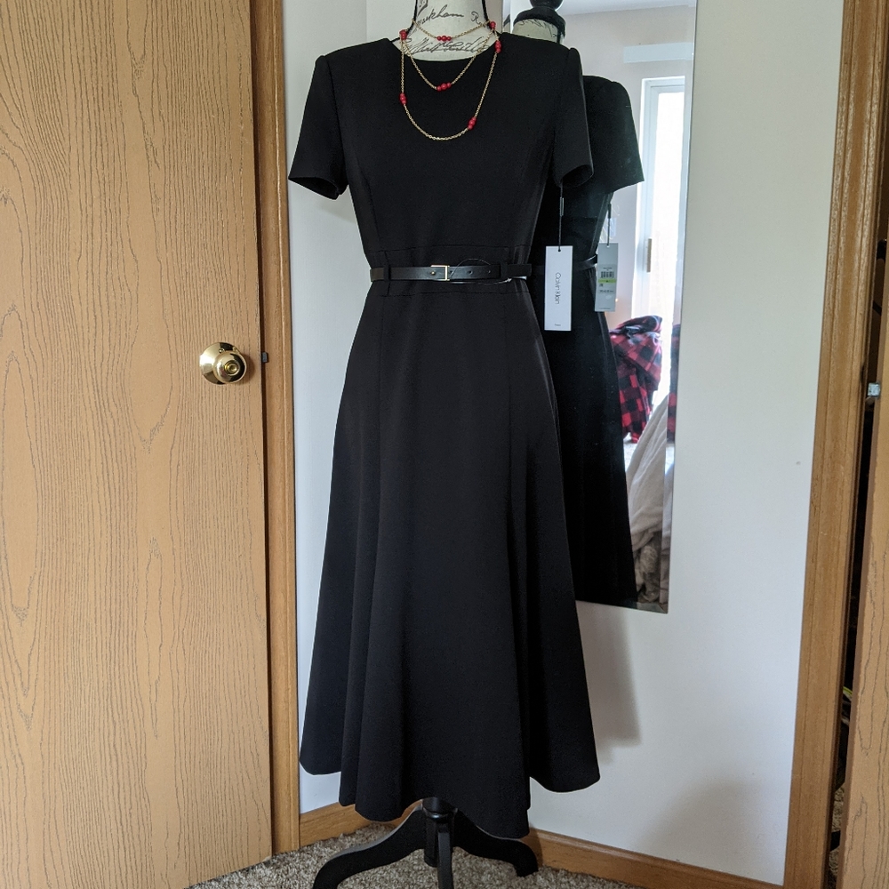 Calvin Klein Black A-Line Dress 👗